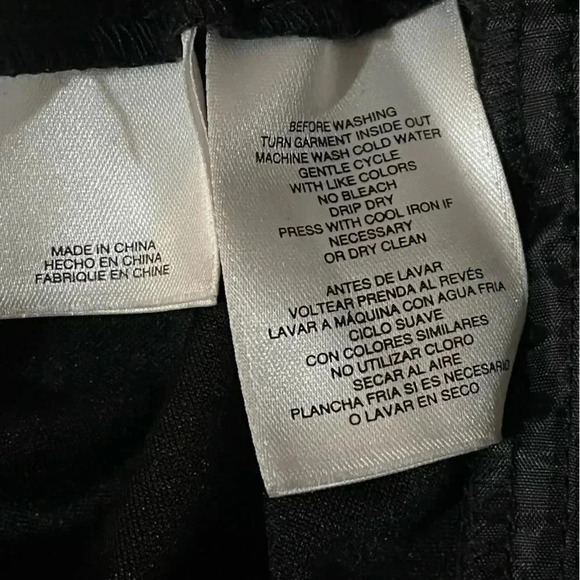 NWT Anne Klein black slim ankle dress slacks with pockets XS - Picture 4 of 7